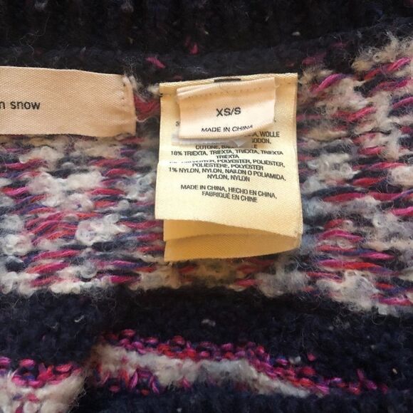 ANTHROPOLOGIE SLEEPING ON SNOW Poncho Swea… - Picture 6 of 9